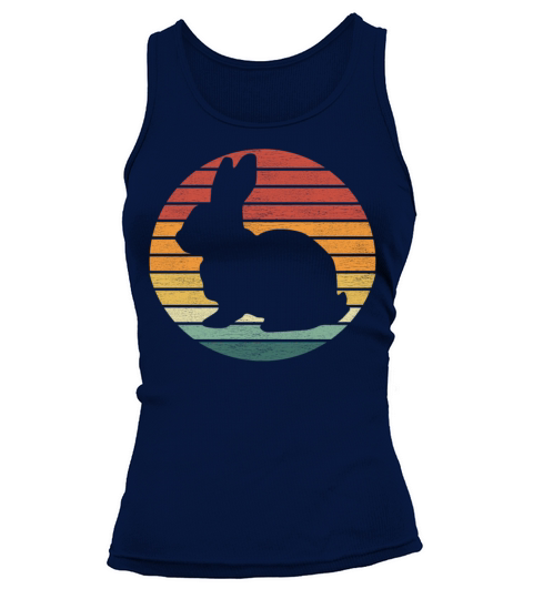 Bunny Lover - Vintage Retro Sunset Bunny Tank top Woman