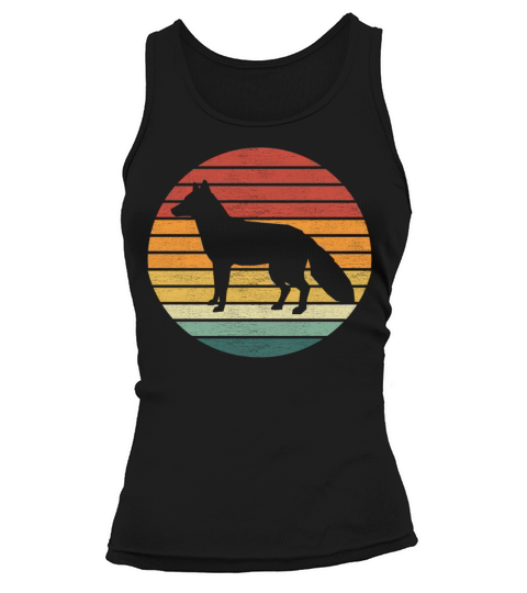 Fox Lover - Vintage Retro Sunset Fox Tank top Woman