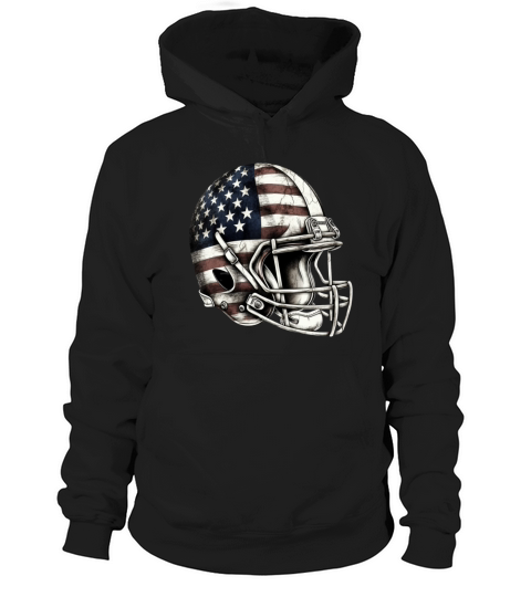 Football USA American Flag Vintage Gift Hoodie Unisex