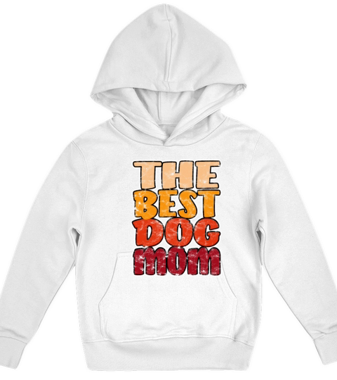 best dog mom retro Kids Hoodie