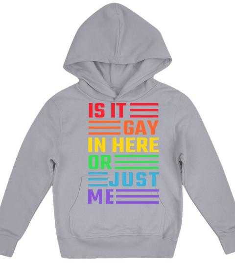 Is It Gay In Here Or Just Me Kids Hoodie