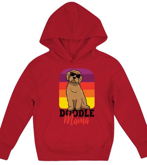 Womens Doodle Mama Labradoodle Goldendoodle Kids Hoodie
