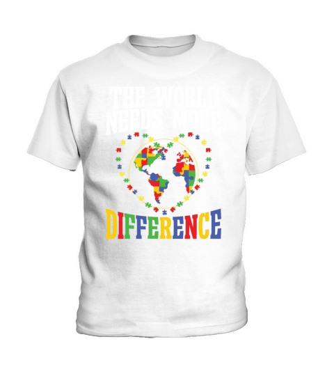 Autism world needs difference autism awareness Kids T-Shirt