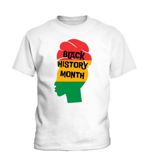 Black History Month Afro Melanin Black Women Kids T-Shirt