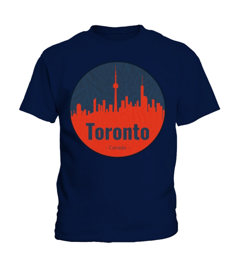 City Toronto Skyline Badge Kids T-Shirt
