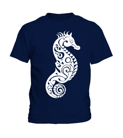 Cute Little Vintage Tattoo Seahorse Kids T-Shirt
