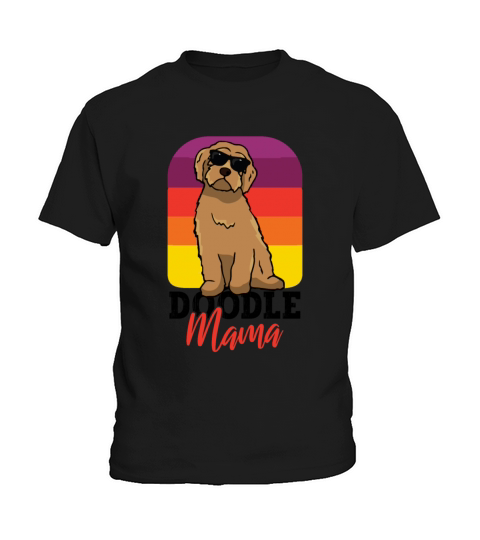 Womens Doodle Mama Labradoodle Goldendoodle Kids T-Shirt