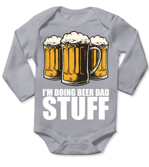 Beer Alcohol Gift Long Sleeve Baby One-Piece