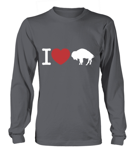 I Love Buffalo idea - Vintage Buffalo idea with Bi Long sleeved Unisex