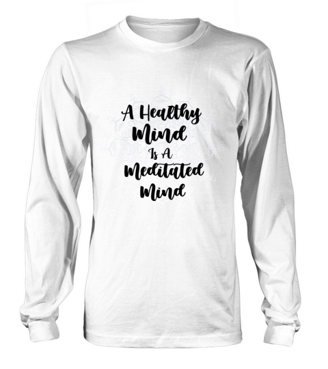 Mental Health Yoga Meditation Awareness Month Long sleeved Unisex