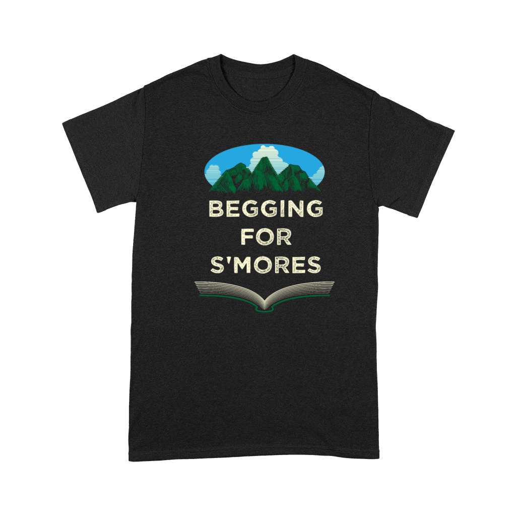 Begging for Smores Camping Camper Camp Campsite Fo Premium T-shirt