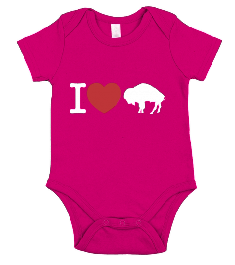 I Love Buffalo idea - Vintage Buffalo idea with Bi Short Sleeve Baby One-Piece