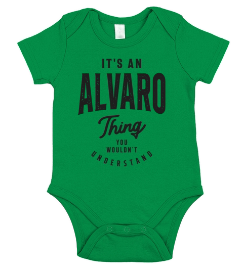 Its an Alvaro Thing - Name Alvaro Short Sleeve Baby One-Piece