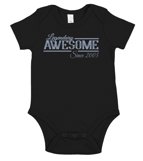 Legendary Awesome 2005 Vintage Short Sleeve Baby One-Piece