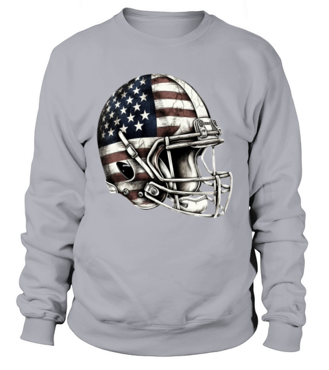 Football USA American Flag Vintage Gift Sweatshirt Unisex