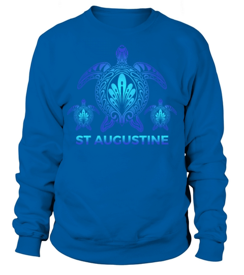 Vintage St Augustine Florida FL Turtle Souvenirs Sweatshirt Unisex