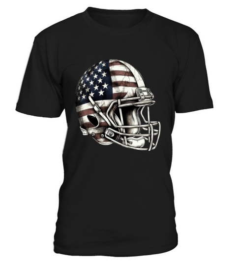 Football USA American Flag Vintage Gift T-Shirt Unisex