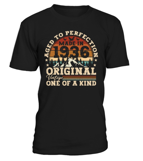 Vintage Birthday Original Gift Idea 1936 T-Shirt Unisex