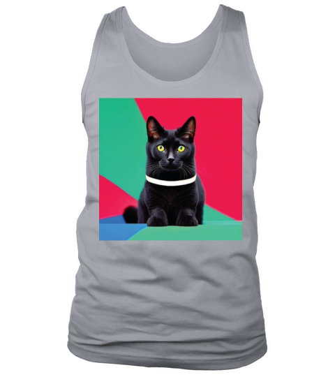 cat daddy black cat vintage eighties style Tank Top Unisex