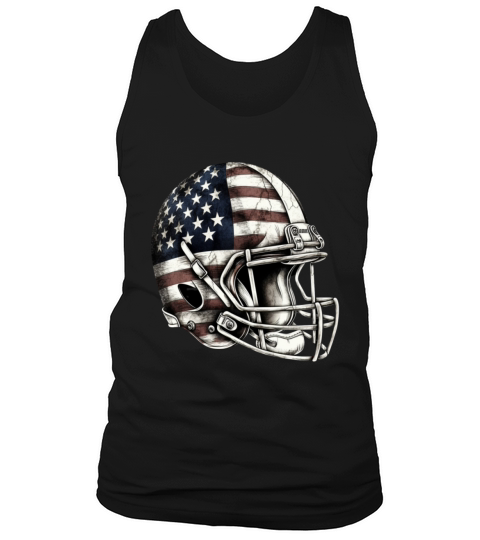 Football USA American Flag Vintage Gift Tank Top Unisex