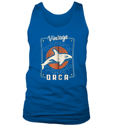 Orca Whisperer Vintage Classic Retro Animal Love Tank Top Unisex