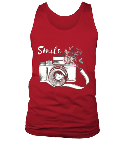 Smile Camera Photographer Tank Top Unisex