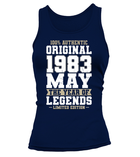 40th birthday may 1983 original 1983 Tank top Woman