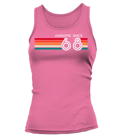 Awesome Since 1968 55th Birthday Gifts 55 Years Tank top Woman