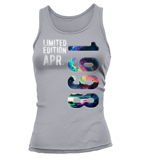 Limited Edition 1998 April Birthday Polar Lights Tank top Woman