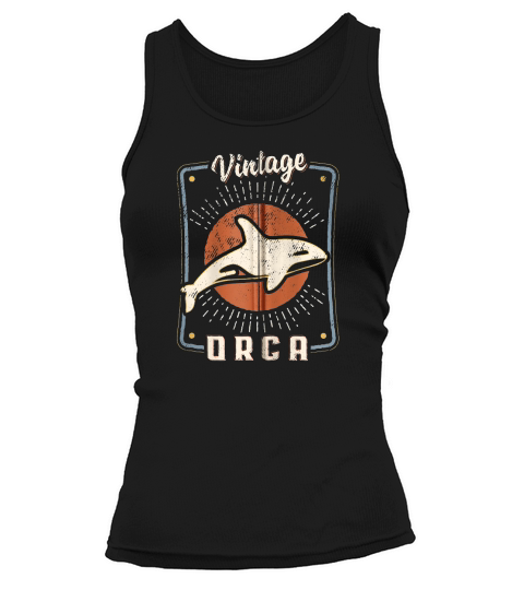 Orca Whisperer Vintage Classic Retro Animal Love Tank top Woman