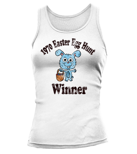 Vintage 1970 Easter Egg Hunt Winner ss Tank top Woman