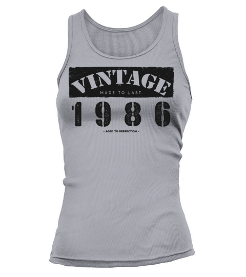 Vintage Classic 1986 37th Birthday - 37 Years Old Tank top Woman