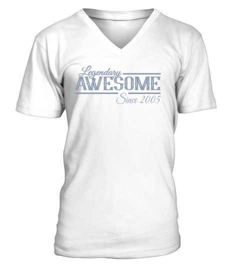 Legendary Awesome 2005 Vintage V-Neck T-shirt