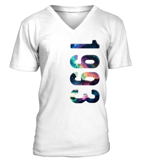 Limited Edition 1993 July Birthday Polar Lights V-Neck T-shirt