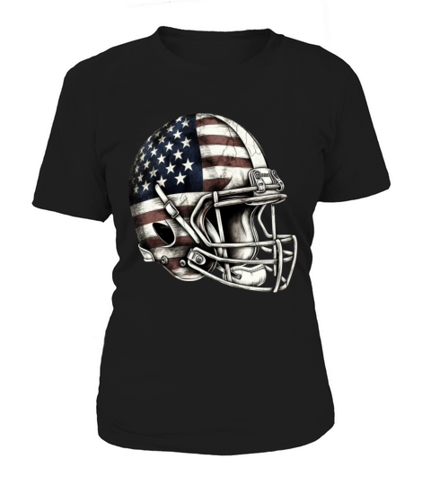 Football USA American Flag Vintage Gift Women's T-Shirt
