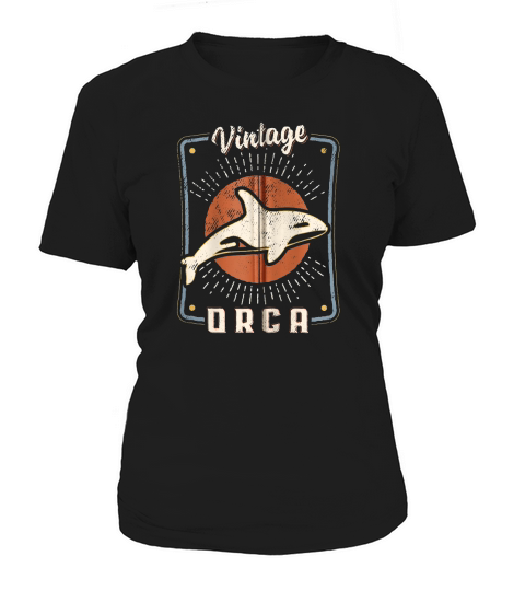 Orca Whisperer Vintage Classic Retro Animal Love Women's T-Shirt