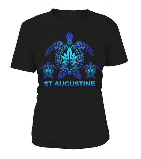 Vintage St Augustine Florida FL Turtle Souvenirs Women's T-Shirt
