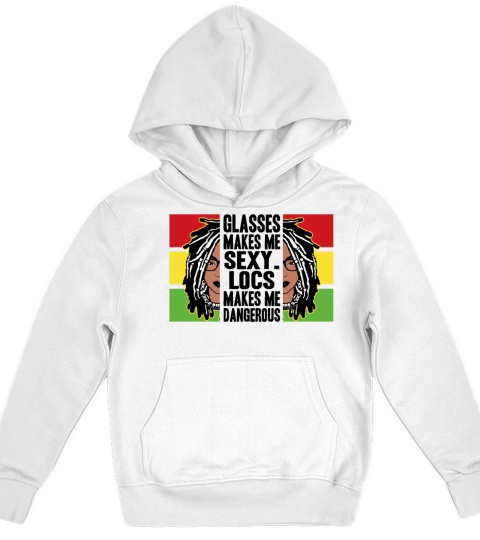Its the Locs For Me - Afro Hair Black American Kids Hoodie