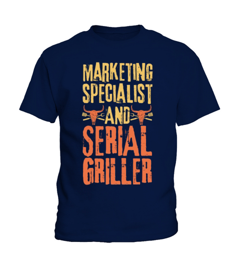 Marketing-specialist and Serial Griller Kids T-Shirt