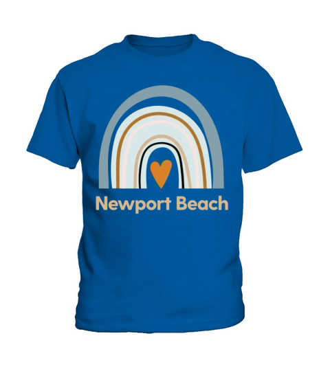 newport beach boho rainbow Kids T-Shirt