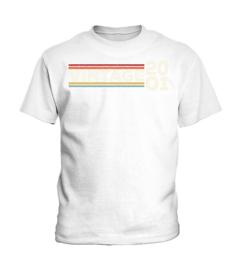 Vintage 2001 Gifts Legend for 22 Years Old - 22nd Kids T-Shirt