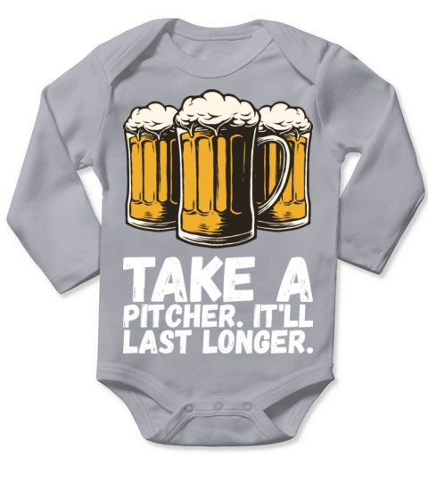 Beer Alcohol Long Sleeve Baby One-Piece
