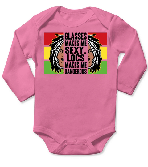 Its the Locs For Me - Afro Hair Black American Long Sleeve Baby One-Piece