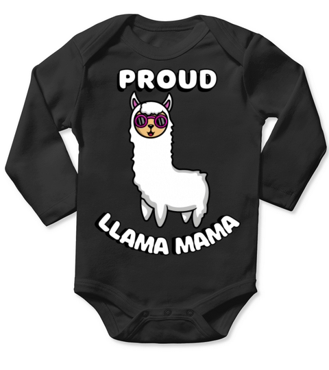 Proud Llama Mama Long Sleeve Baby One-Piece
