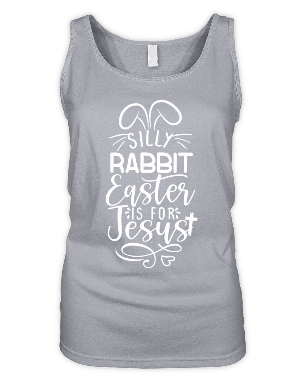 Silly Rabbit Easter Is For Jesus Kids EasterEaster Organic Women's Tank Top