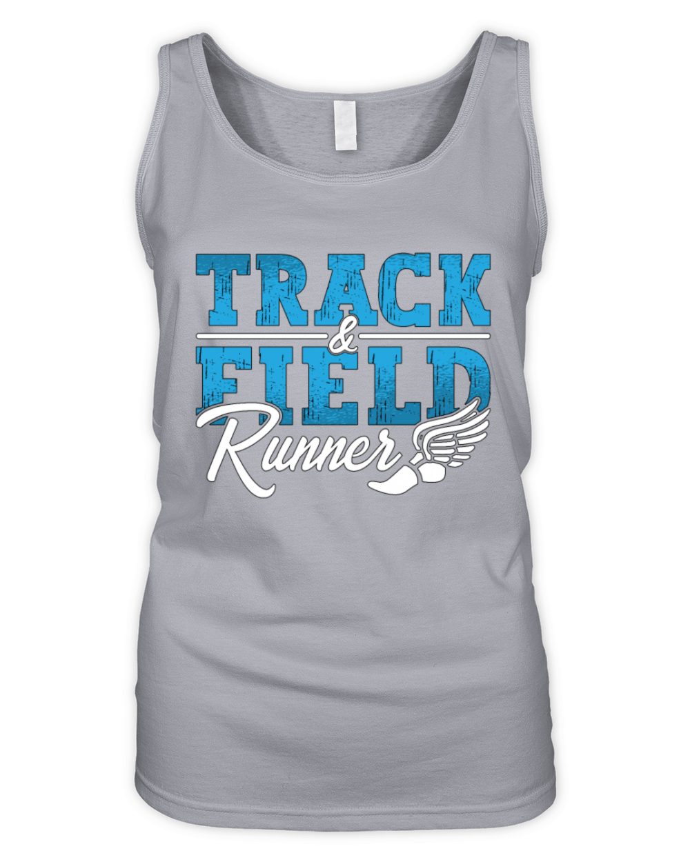 Track And Field Runner Loves Triathlon Sprinting Organic Women's Tank Top