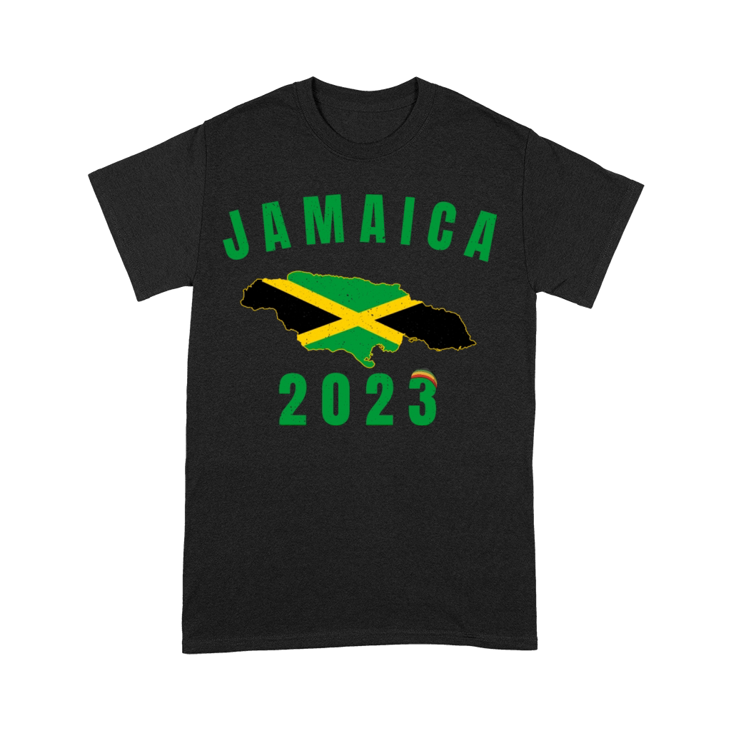 Retro Vintage Jamaica Family Vacation 2023 Premium T-shirt