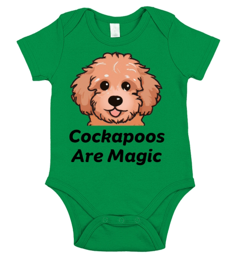 Cockapoos Are Magic Short Sleeve Baby One-Piece