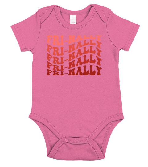 Fri-nally Frinally Short Sleeve Baby One-Piece