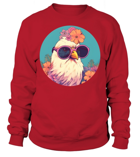 80s 90s Vintage Chicken Style Sweatshirt Unisex